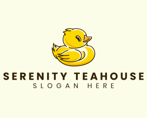 Cute Duck Chick logo design