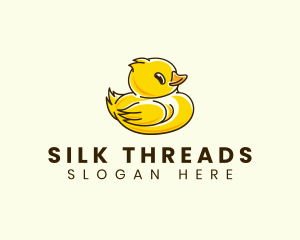 Cute Duck Chick logo design