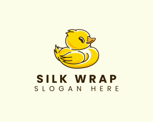 Cute Duck Chick logo design