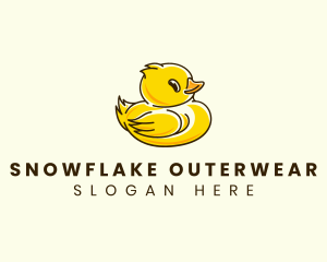 Cute Duck Chick logo design