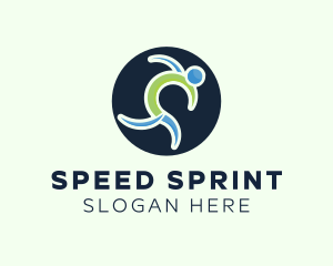 Runner - Fitness Sprint Runner logo design