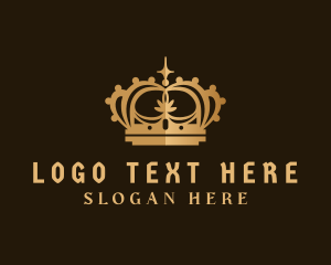 Elgant - Queen Monarchy Crown logo design