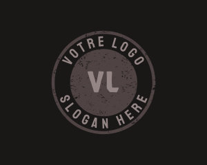 Marketing - Grunge Circle Business logo design