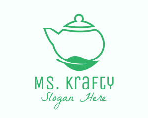 Beverage - Organic Tea Teapot logo design
