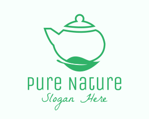 Organic - Organic Tea Teapot logo design