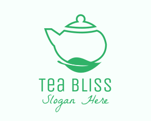 Tea - Organic Tea Teapot logo design