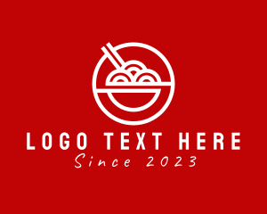 Bowl - Oriental Ramen Food Stall logo design