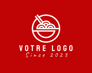 Noodle - Oriental Ramen Food Stall logo design