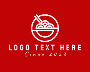Ramen - Oriental Ramen Food Stall logo design