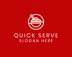 Oriental Ramen Food Stall  logo design