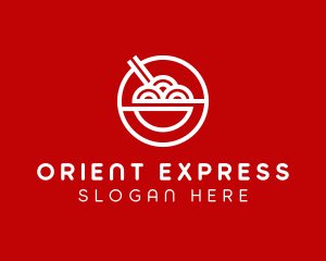 Oriental Ramen Food Stall  logo design