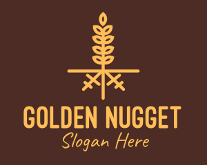 Golden Wheat Farm logo design