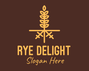 Rye - Golden Wheat Farm logo design