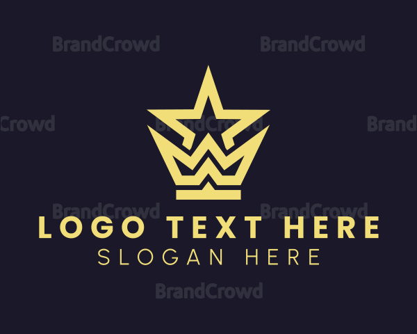 Yellow Star Crown Logo