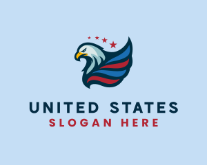 United States Eagle Veteran logo design