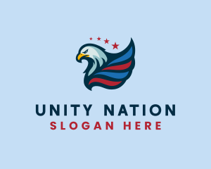 United States Eagle Veteran logo design