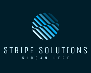 Stripe - Modern Sphere Stripes logo design