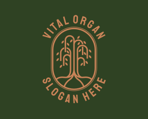 Organic Willow Tree logo design