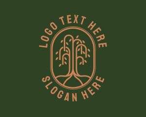 Environmental - Organic Willow Tree logo design