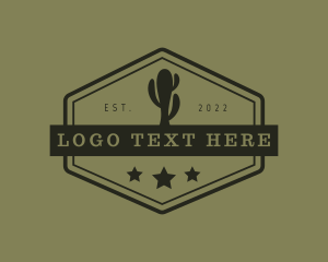 Desert - Cactus Rodeo Ranch logo design