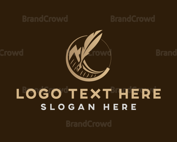 Legal Document Letter Logo