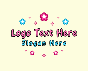 Girly Flower Accessories Logo