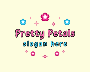 Girly - Girly Flower Accessories logo design