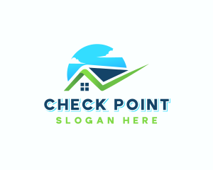 Check - Check Roof House Property logo design