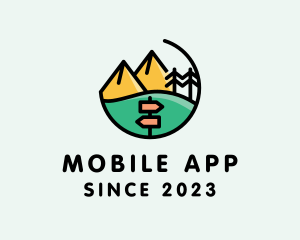 Trip - Outdoor Park Mountain Camp logo design