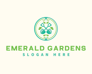 Shovel Leaf Landscaping logo design