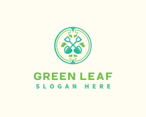 Shovel Leaf Landscaping logo design