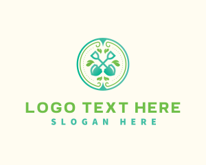 Shovel Leaf Landscaping Logo