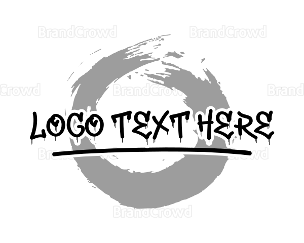 Rapper Tattoo Wordmark Logo