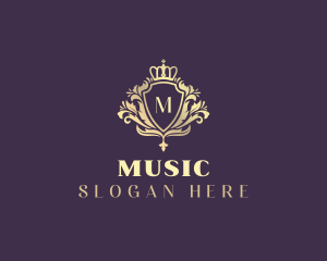 Monarchy - Royal Shield University logo design