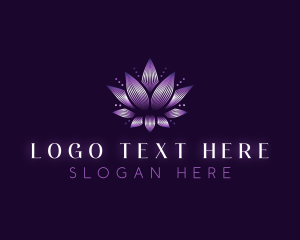 Lifestyle - Lotus Wellness Flower logo design