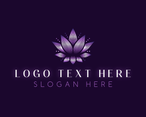 Yoga - Lotus Wellness Flower logo design