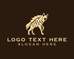 Mongoose - Wild Hyena Animal logo design