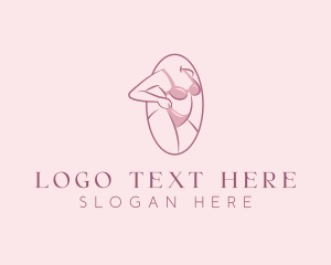 Adult Content - Sensual Lingerie Sexy logo design