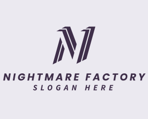 Creative Brand Letter N logo design