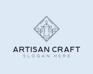 Artisanal Souvenir Candlelight logo design