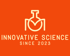 Science - Science Experiment Flask logo design