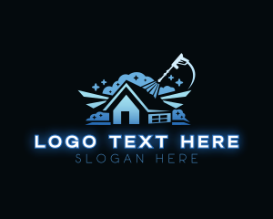 Bubble - Pressure Cleaning Roof logo design