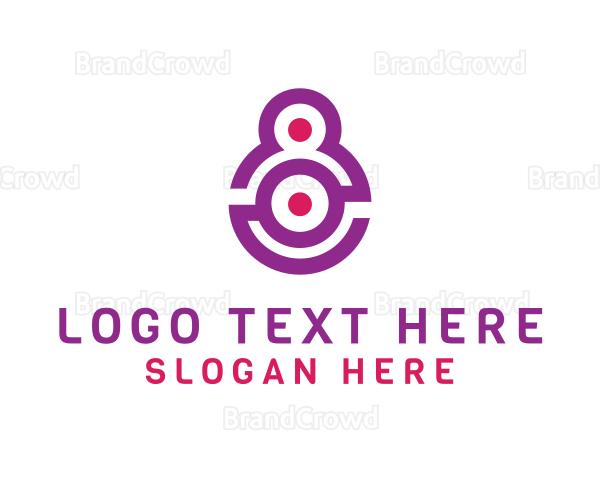 Modern Technology Number 8 Logo