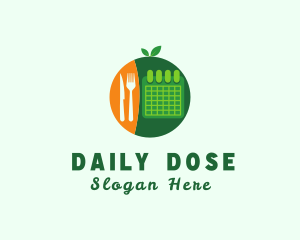 Daily - Diet Meal Planner logo design