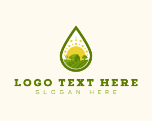 Countryside - Rural Countryside Droplet logo design