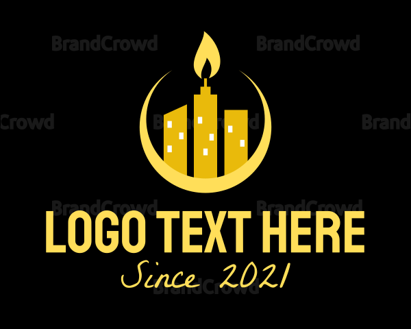 Yellow City Candle Logo