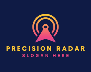 Radar - Logistics Radar Arrow logo design
