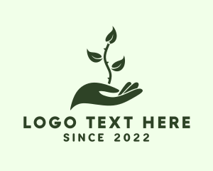 Produce - Plantation Leaf Hand logo design