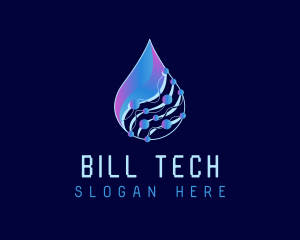 Droplet Tech Network logo design