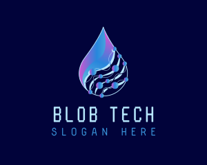 Droplet Tech Network logo design